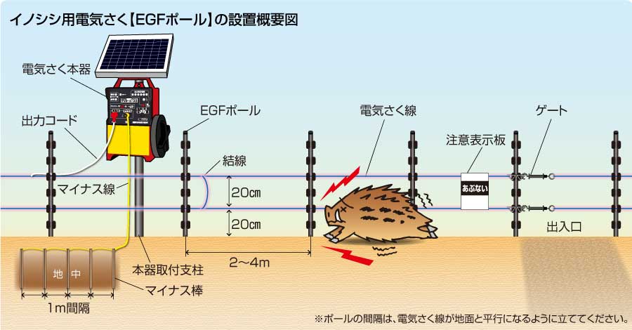 イノシシEGFソーラー概要図